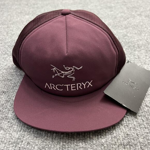 Arc'teryx Hat Cap Snap Back Trucker Mesh One Size Mens Outdoor Hiking Running - Picture 1 of 7